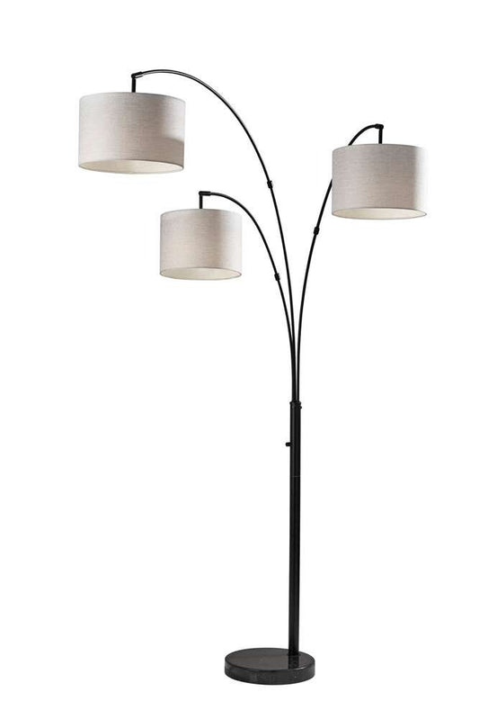 Adesso Home - Bowery 3-Arm Arc Lamp - 4250-01 veiw 1