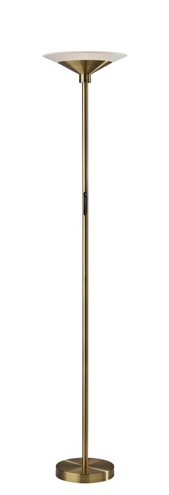 Adesso Home - Solar LED Torchiere- Antique Brass - 5121-21 veiw 1