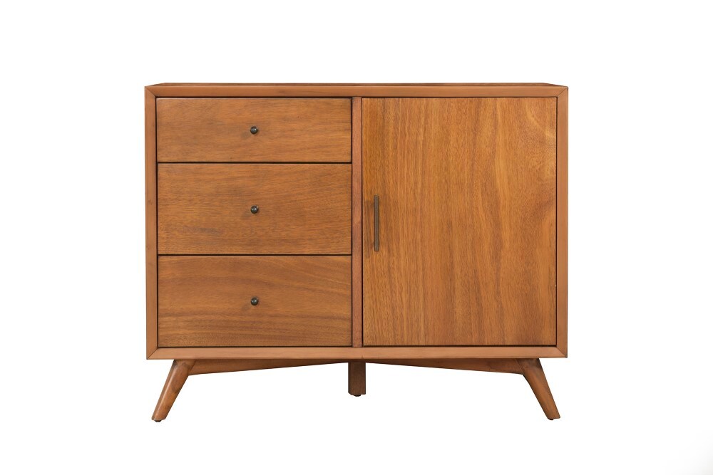 Alpine Furniture - Flynn Accent Cabinet, Acorn - 966-14 veiw 1