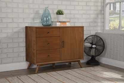 Alpine Furniture - Flynn Accent Cabinet, Acorn - 966-14 veiw 2
