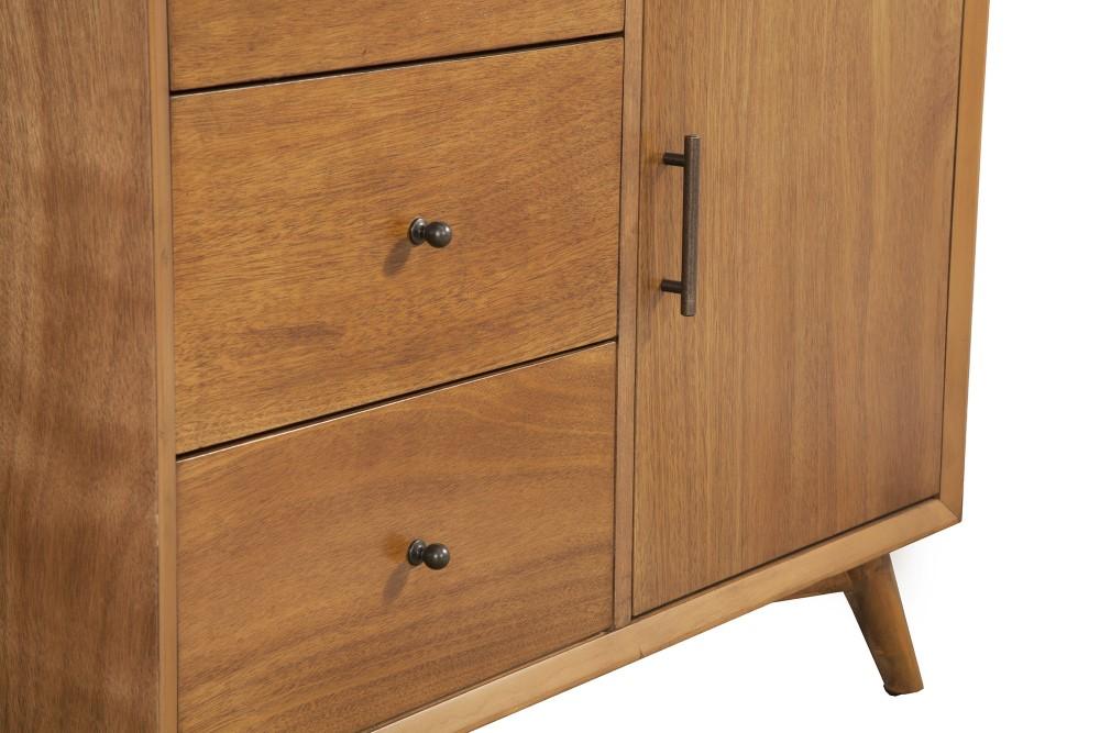 Alpine Furniture - Flynn Accent Cabinet, Acorn - 966-14 veiw 3