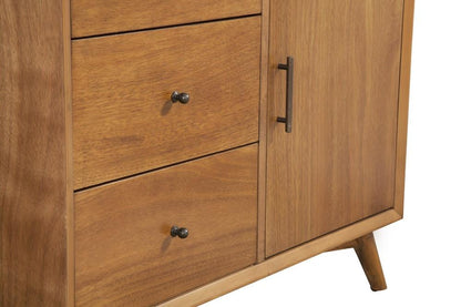 Alpine Furniture - Flynn Accent Cabinet, Acorn - 966-14 veiw 3