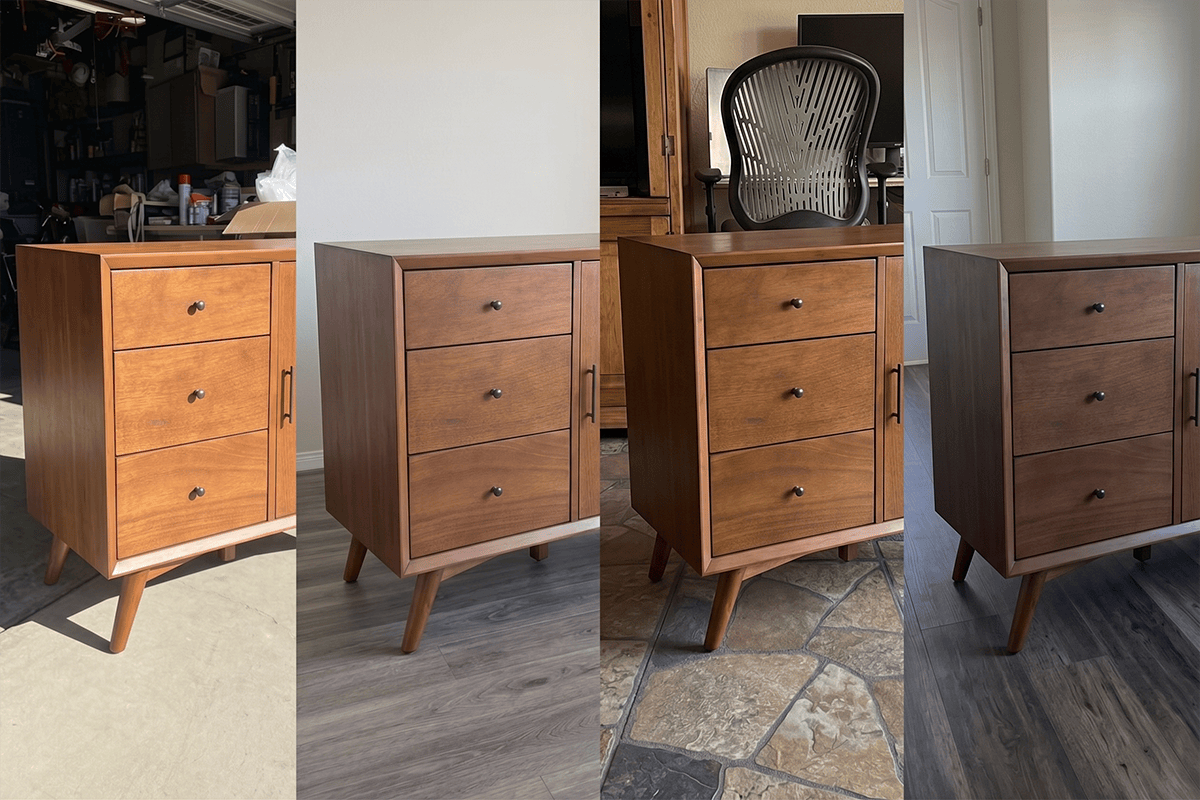 Alpine Furniture - Flynn Accent Cabinet, Acorn - 966-14 view 6