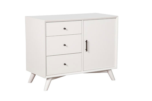 Alpine Furniture - Flynn Accent Cabinet, White - 966-W-14 veiw 1