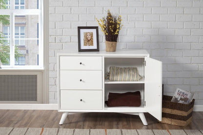 Alpine Furniture - Flynn Accent Cabinet, White - 966-W-14 veiw 3