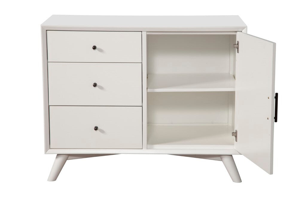 Alpine Furniture - Flynn Accent Cabinet, White - 966-W-14 veiw 4
