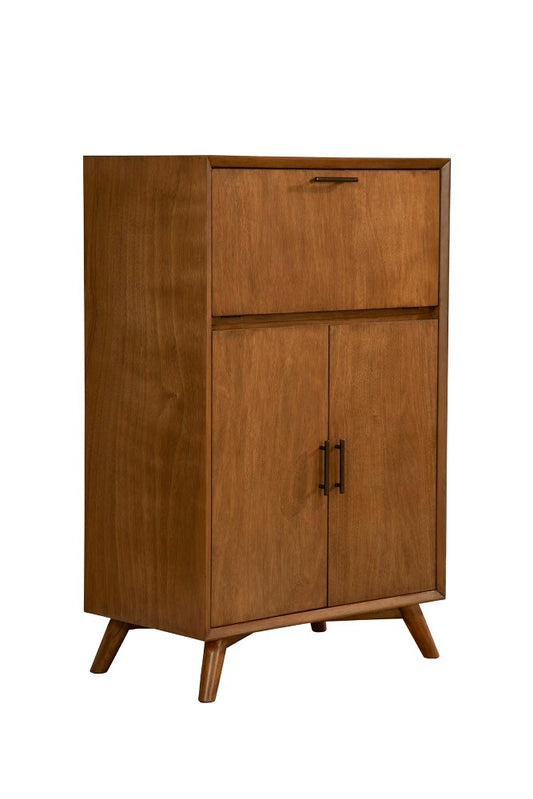 Alpine Furniture - Flynn Large Bar Cabinet w/Drop Down Tray, Acorn - 966-16 veiw 1