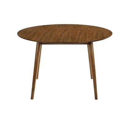 Armen Living - Arcadia and Azalea 48in Round Charcoal and Walnut Wood 5 Piece Dining Set - SETARDI5AZWACH48 veiw 3
