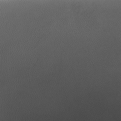 Armen Living - Chelsea 26in Gray Faux Leather and Brushed Stainless Steel Swivel Bar Stool - LCCSBABSGR26 veiw 8