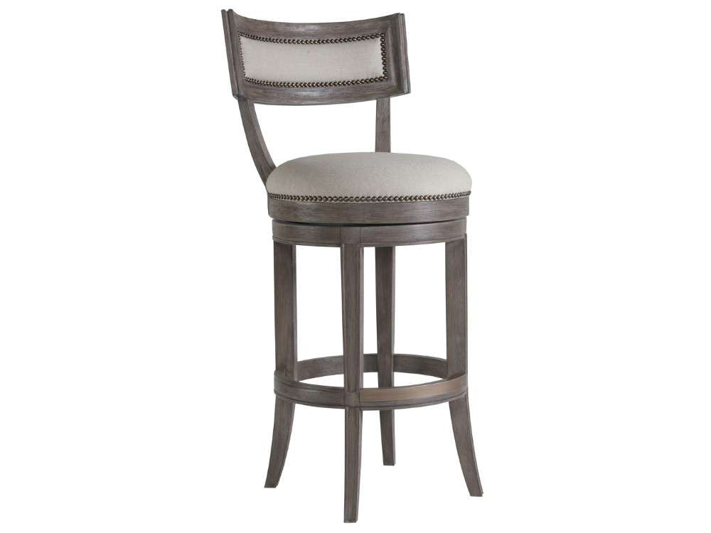 Artistica Home - Cohesion Program Aperitif Swivel Barstool - Grigio finish - 01-2000-896-41-01 veiw 1