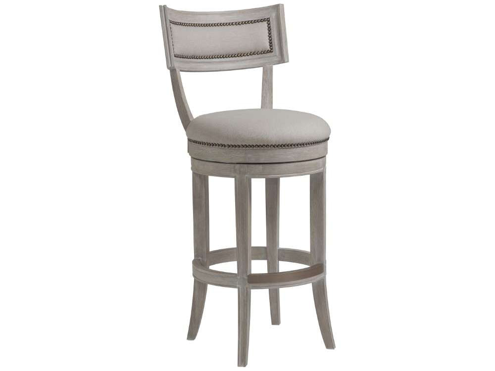 Artistica Home - Cohesion Program Apertif Swivel Barstool - Bianco finish - 01-2000-896-40-01 veiw 1