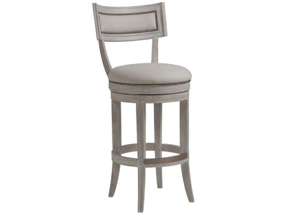 Artistica Home - Cohesion Program Apertif Swivel Barstool - Bianco finish - 01-2000-896-40-01 veiw 1