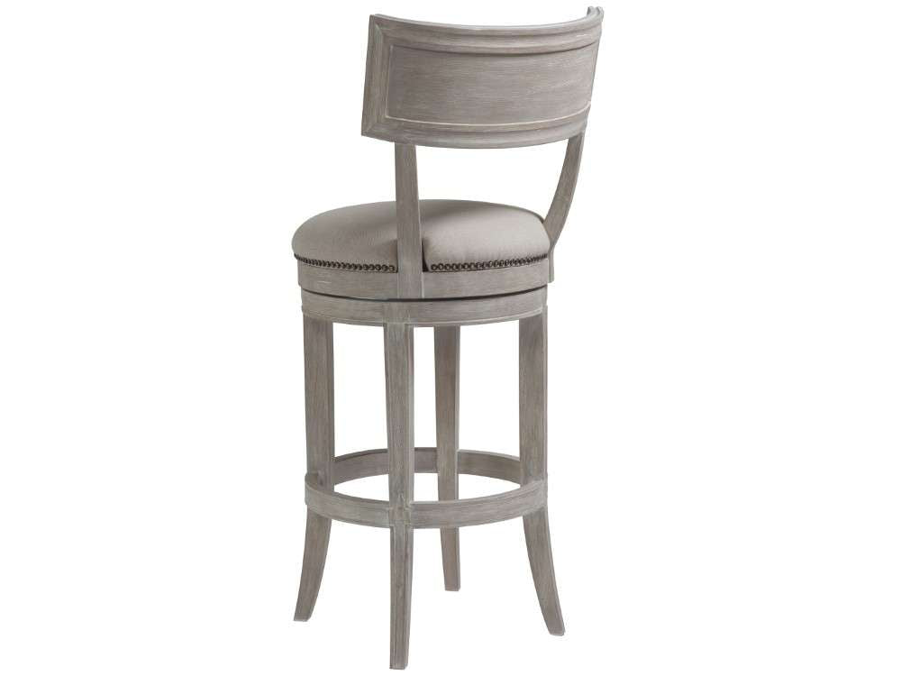 Artistica Home - Cohesion Program Apertif Swivel Barstool - Bianco finish - 01-2000-896-40-01 veiw 2