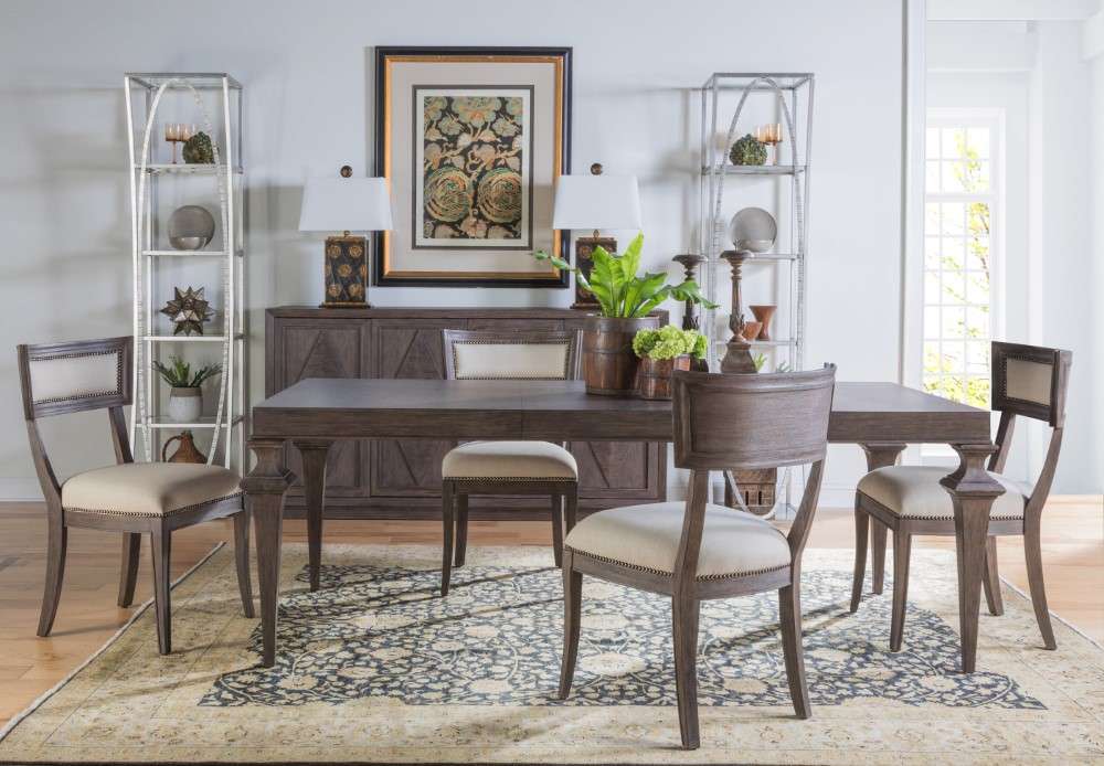 Artistica Home - Cohesion Program Brussels Rectangular Dining Table - Warm medium brown - 01-2226-877-39 veiw 3