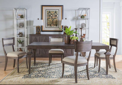 Artistica Home - Cohesion Program Brussels Rectangular Dining Table - Warm medium brown - 01-2226-877-39 veiw 3