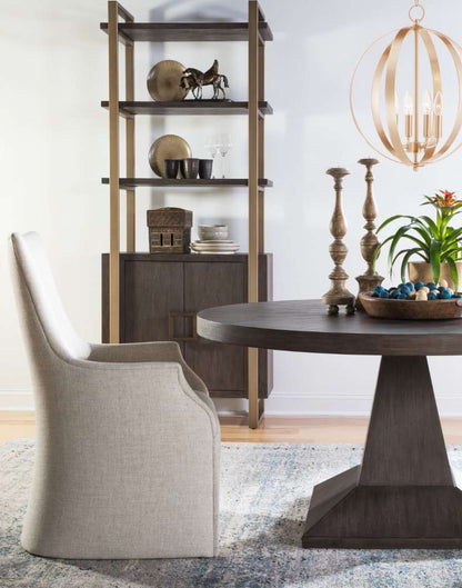 Artistica Home - Cohesion Program Chronicle Round Dining Table - Grigio - 01-2224-870C-41 veiw 2