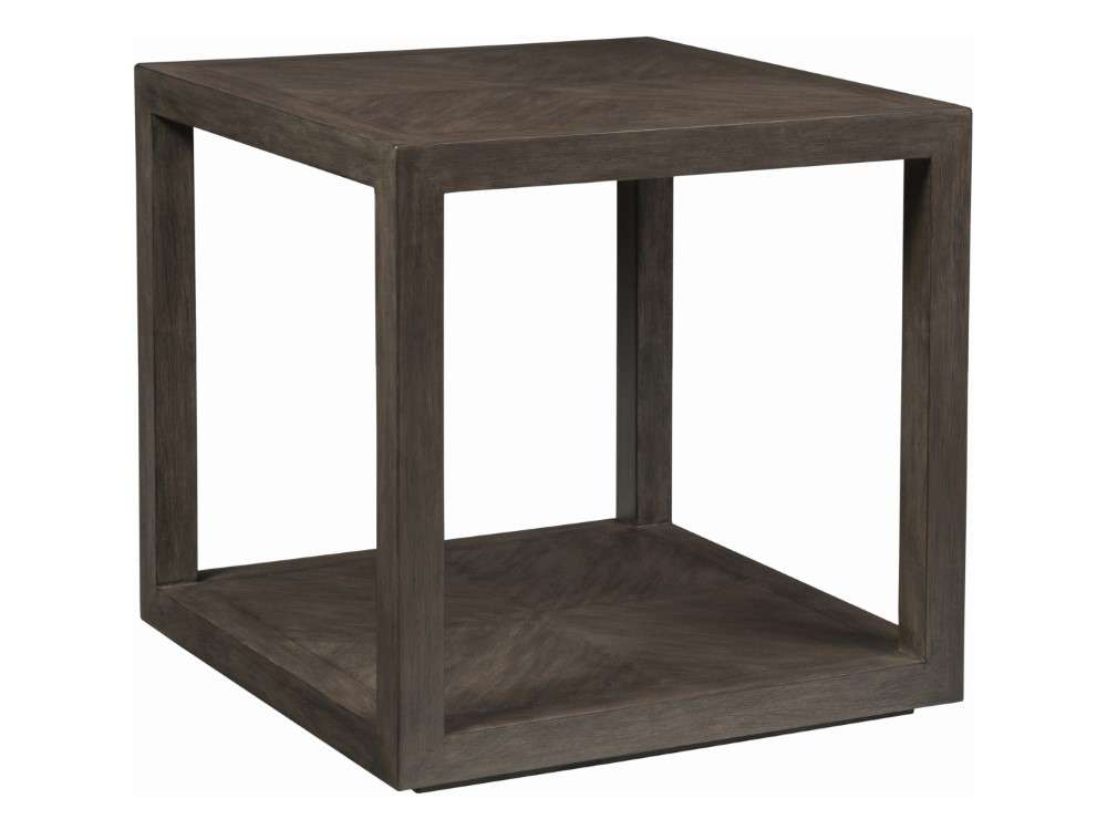 Artistica Home - Cohesion Program Credence Square End Table - Warm Medium Brown - 01-2094-957-39 veiw 1