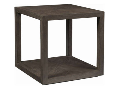 Artistica Home - Cohesion Program Credence Square End Table - Warm Medium Brown - 01-2094-957-39 veiw 1