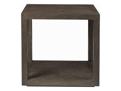Artistica Home - Cohesion Program Credence Square End Table - Warm Medium Brown - 01-2094-957-39 veiw 2