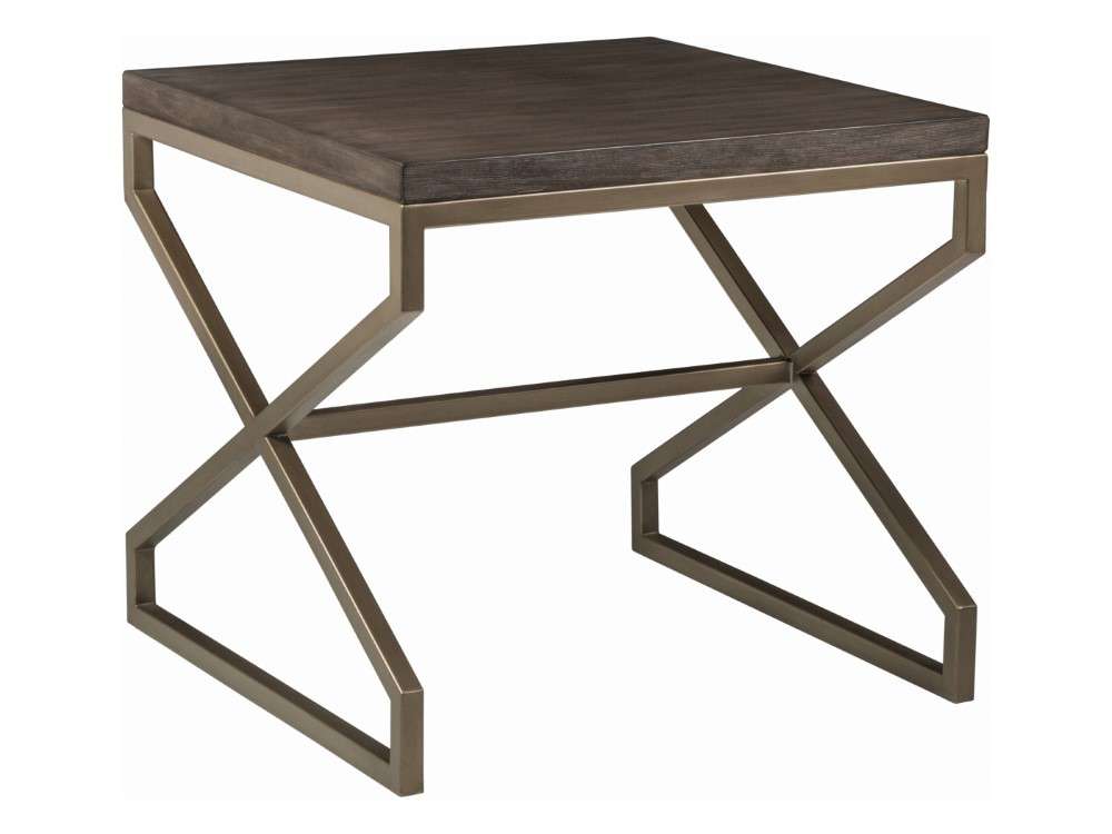 Artistica Home - Cohesion Program Edict Square End Table - Warm Medium Brown - 01-2088-957-39 veiw 1