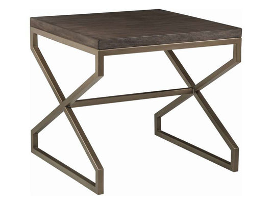 Artistica Home - Cohesion Program Edict Square End Table - Warm Medium Brown - 01-2088-957-39 veiw 1