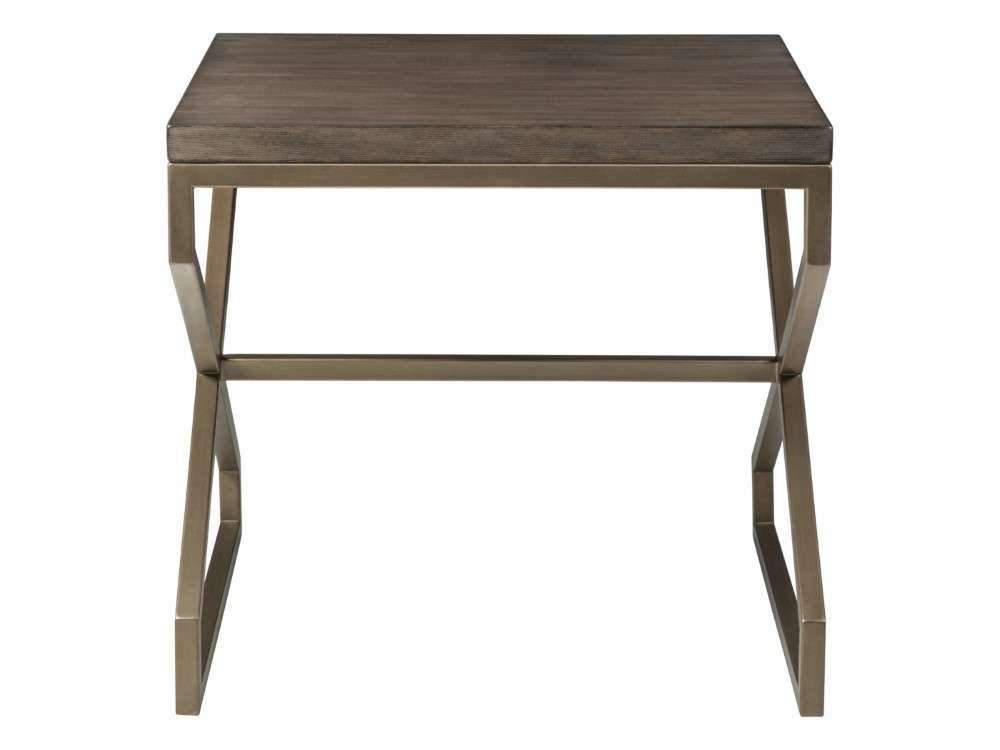 Artistica Home - Cohesion Program Edict Square End Table - Warm Medium Brown - 01-2088-957-39 veiw 2