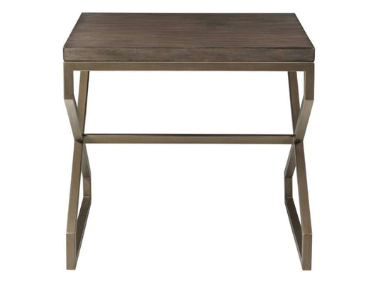 Artistica Home - Cohesion Program Edict Square End Table - Warm Medium Brown - 01-2088-957-39 veiw 2