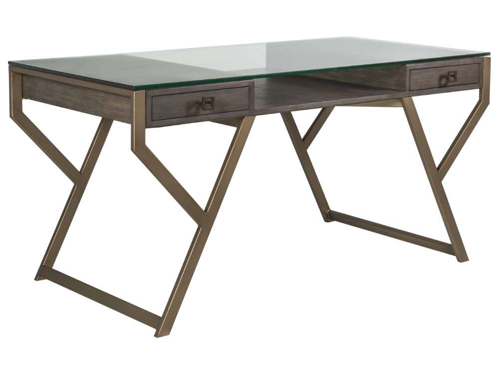 Artistica Home - Cohesion Program Interlaken Desk - Warm Medium Brown - 01-2099-933-39 veiw 1