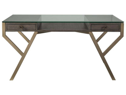 Artistica Home - Cohesion Program Interlaken Desk - Warm Medium Brown - 01-2099-933-39 veiw 2