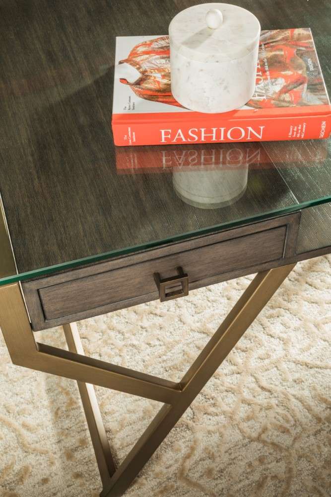Artistica Home - Cohesion Program Interlaken Desk - Warm Medium Brown - 01-2099-933-39 veiw 3