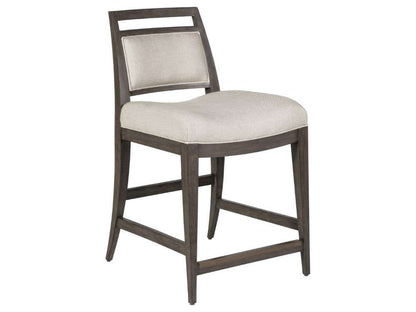 Artistica Home - Cohesion Program Nico Upholstered Counter Stool - Warm medium brown - 01-2222-895-39-01 veiw 1