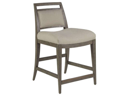Artistica Home - Cohesion Program Nico Upholstered Counter Stool - Grigio - 01-2222-895-41-01 veiw 1
