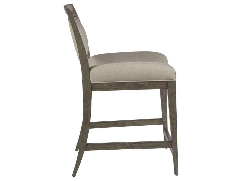 Artistica Home - Cohesion Program Nico Upholstered Counter Stool - Grigio - 01-2222-895-41-01 veiw 3