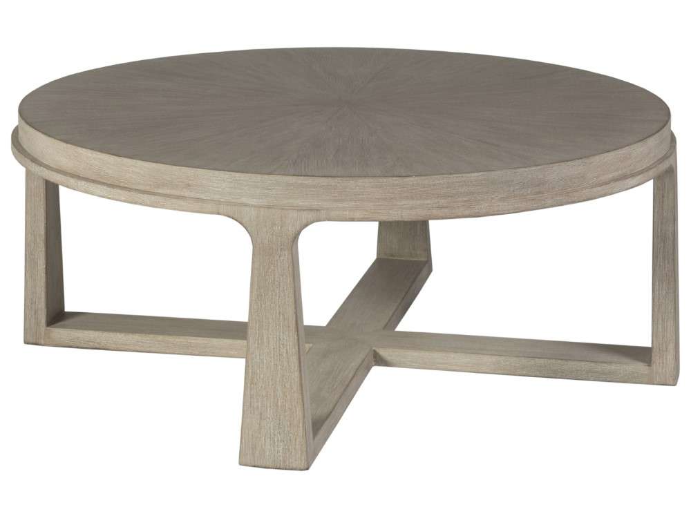 Artistica Home - Cohesion Program Rousseau Round Cocktail Table - Bianco - 01-2228-943-40 veiw 1