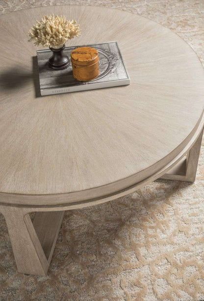 Artistica Home - Cohesion Program Rousseau Round Cocktail Table - Bianco - 01-2228-943-40 veiw 2