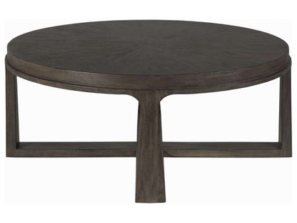 Artistica Home - Cohesion Program Rousseau Round Cocktail Table - Warm medium brown - 01-2228-943-39 veiw 3