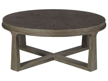 Artistica Home - Cohesion Program Rousseau Round Cocktail Table - Grigio - 01-2228-943-41 veiw 2