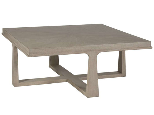 Artistica Home - Cohesion Program Rousseau Square Cocktail Table - Bianco - 01-2228-947-40 veiw 1