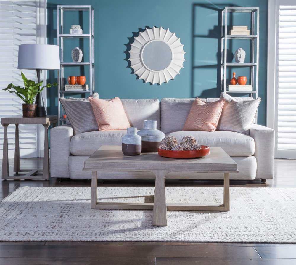 Artistica Home - Cohesion Program Rousseau Square Cocktail Table - Bianco - 01-2228-947-40 veiw 2