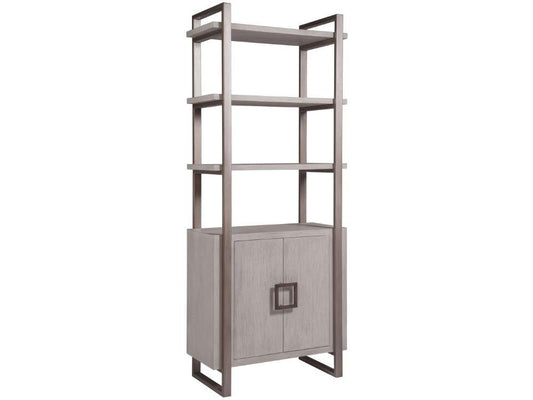 Artistica Home - Cohesion Program Vertex Bookcase - Bianco finish - 01-2004-991-40 veiw 1