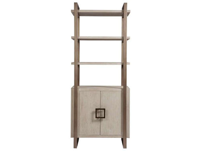Artistica Home - Cohesion Program Vertex Bookcase - Bianco finish - 01-2004-991-40 veiw 2