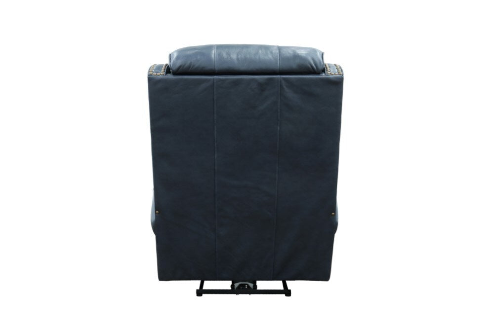 BarcaLounger - Blair Big & Tall Power Recliner with Power Head Rest Shoreham Blue Leather - 9PH3354570047 veiw 6