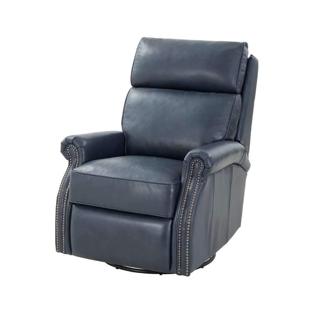 BarcaLounger - Crews Swivel Glider Recliner in Barone Navy Blue - 84001570845 veiw 2