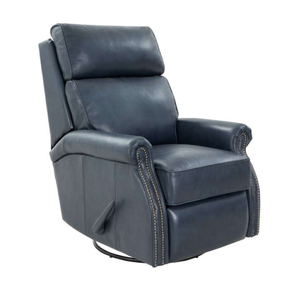 BarcaLounger - Crews Swivel Glider Recliner in Barone Navy Blue - 84001570845 veiw 3