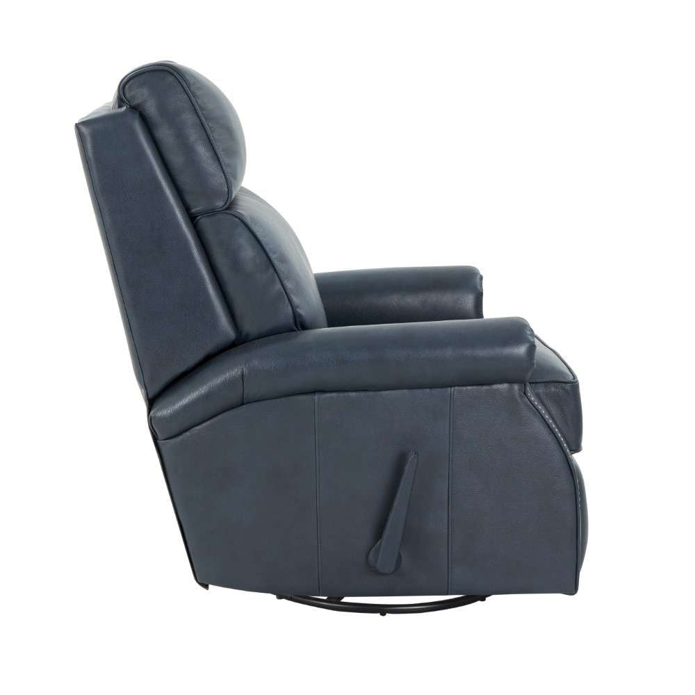 BarcaLounger - Crews Swivel Glider Recliner in Barone Navy Blue - 84001570845 veiw 5