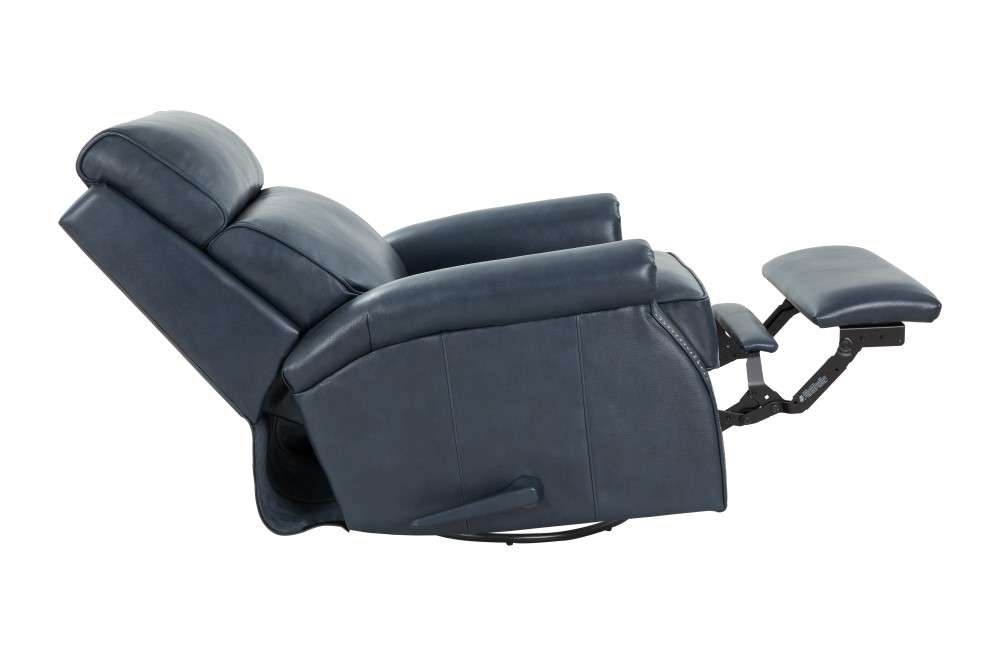 BarcaLounger - Crews Swivel Glider Recliner in Barone Navy Blue - 84001570845 veiw 6