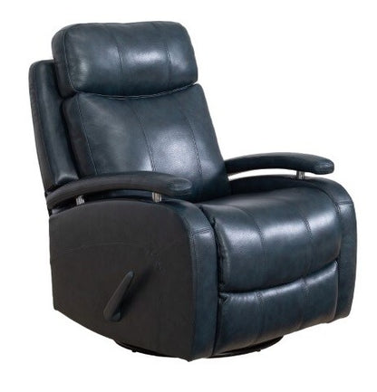 BarcaLounger - Duffy Swivel Glider Recliner Ryegate Sapphire Blue - 83610370645 veiw 1