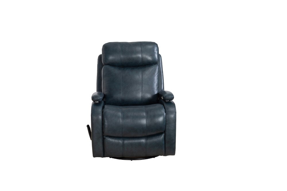 BarcaLounger - Duffy Swivel Glider Recliner Ryegate Sapphire Blue - 83610370645 veiw 2