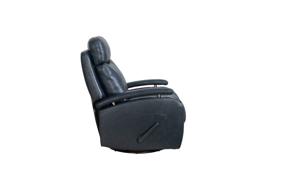 BarcaLounger - Duffy Swivel Glider Recliner Ryegate Sapphire Blue - 83610370645 veiw 3