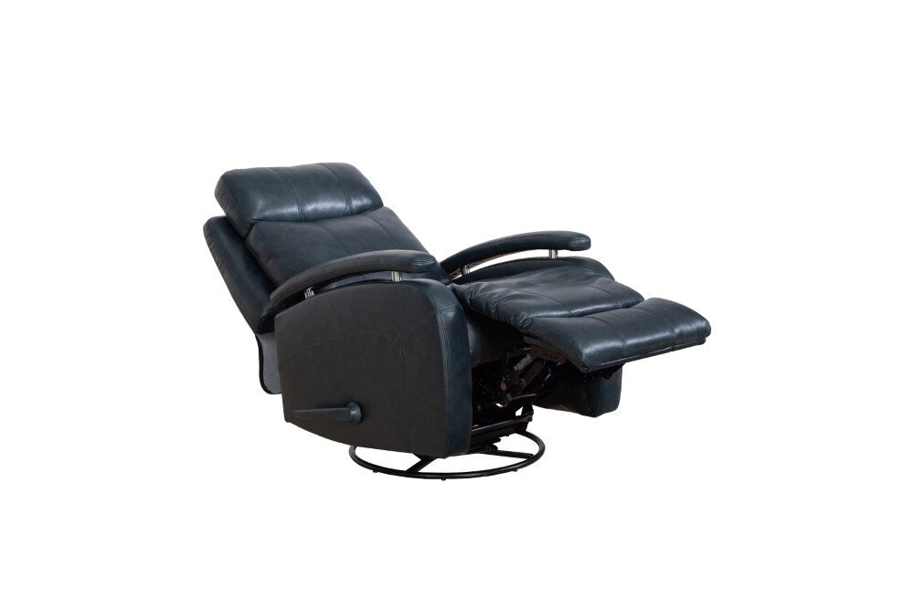 BarcaLounger - Duffy Swivel Glider Recliner Ryegate Sapphire Blue - 83610370645 veiw 5